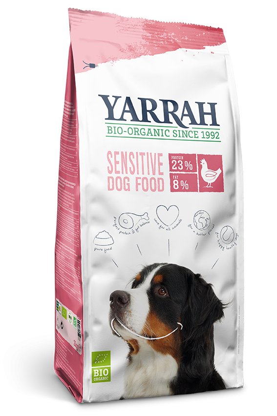 Yarrah Dog Droog Bio Sensitive Kip&Rijst 2kg
