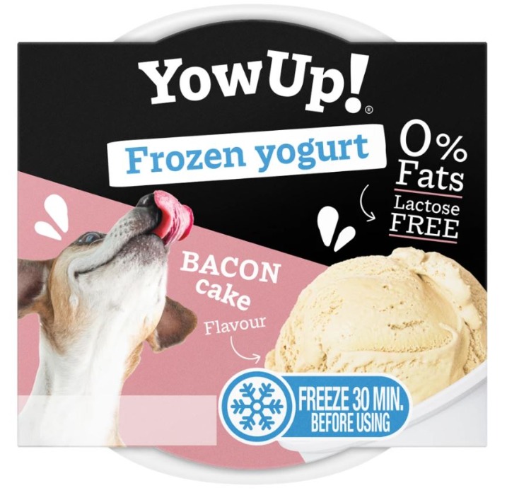 YowUp! Frozen Yoghurt Bacon Cake voor hond en kat 110 gram