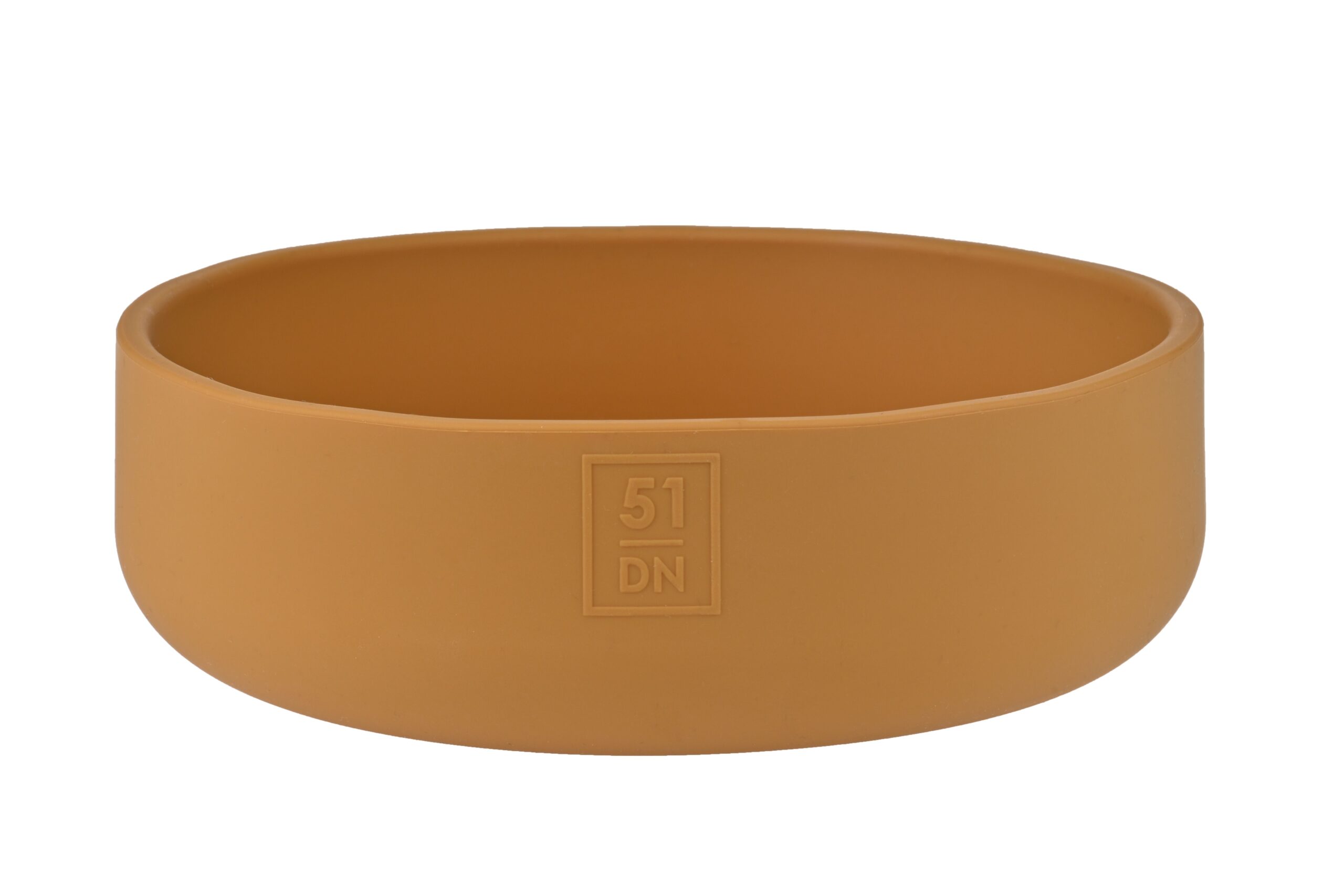 51Degrees - Classic Siliconen eet/drinkbak Okergeel
