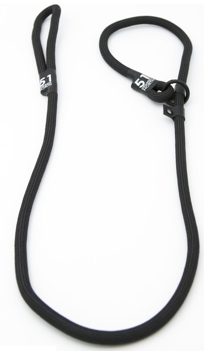 51Degrees - Wanderful Nylon Sliplijn Zwart