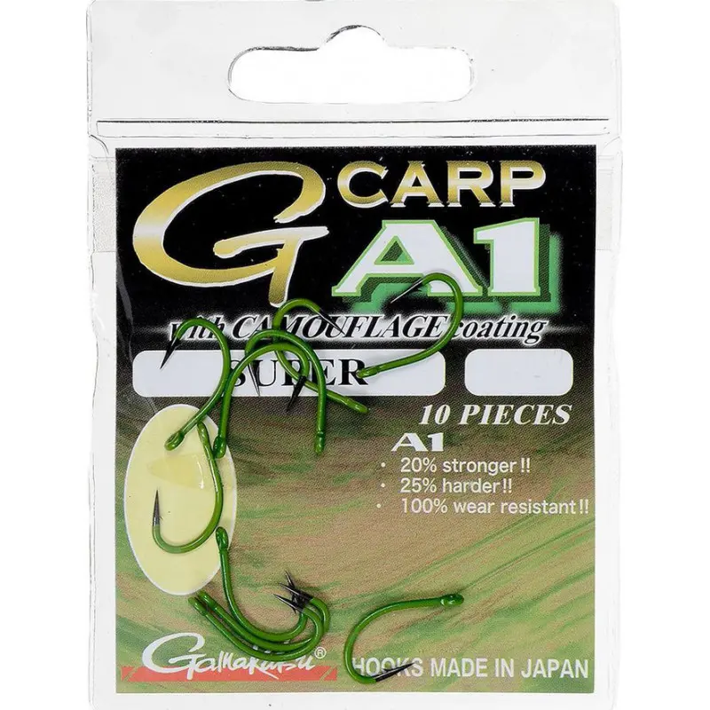 A1 G-carp Specialist Hooks Camou G