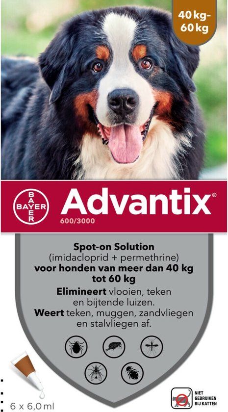 Advantix - Hond 600 (40-60kg)