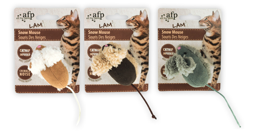 Afp Lambswool - Snow Mouse Catnip