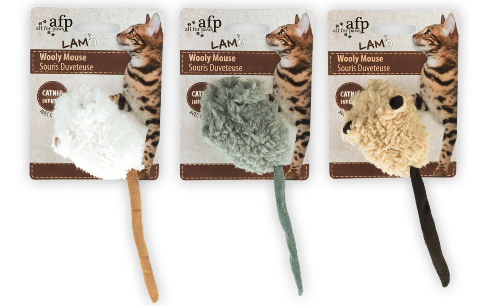 Afp Lambswool - Wooly Mouse With Mouse Sound