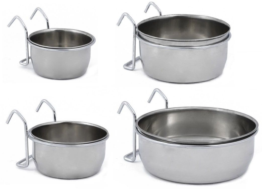 Beeztees - Coop Cup met houder Inox