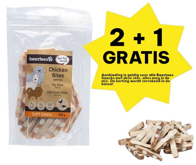 Beeztees - Kip Bites Met Vis