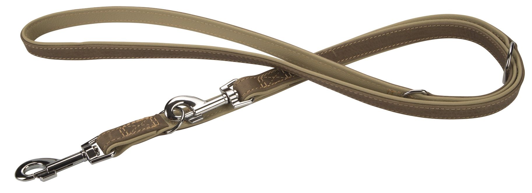 Beeztees - Leren Dressuurlijn Comfort Grijs