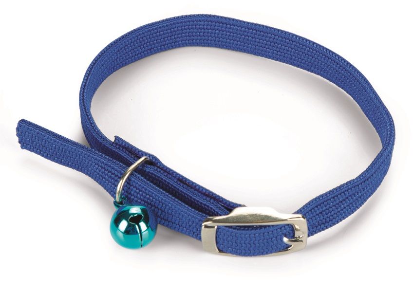 Beeztees - Nylon Kattenbandje Blauw