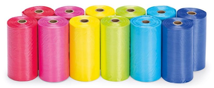 Beeztees - Regenboog Poepzakjes 12stuks