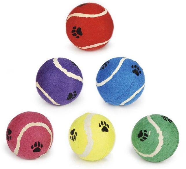 Beeztees-Tennisbal met Pootprint