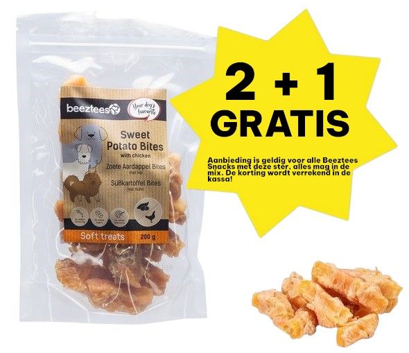Beeztees - Zoete Aardappel Bites Kip