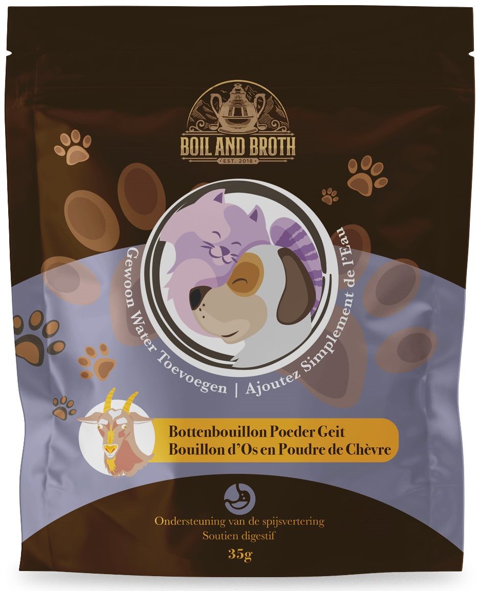Boil & Broth - Bottenbouillon Poeder Van Geit