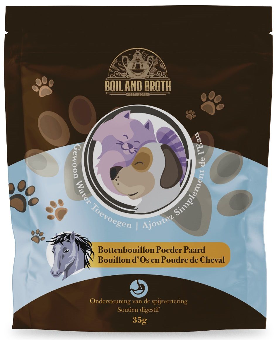 Boil & Broth - Bottenbouillon Poeder Van Paard
