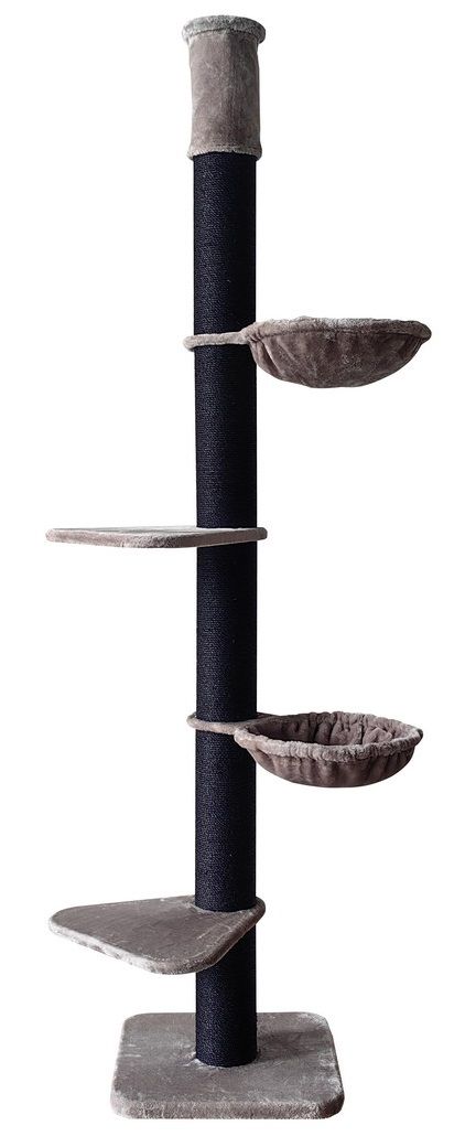 Boony - Krabpaal Olympus XXL Duo Grijs/Zwart