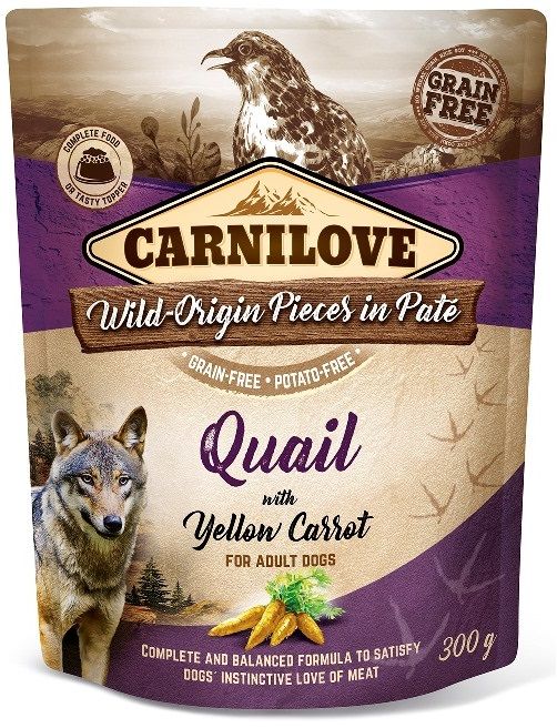 Carnilove - Pouch Kwartel verrijkt met paardenbloem