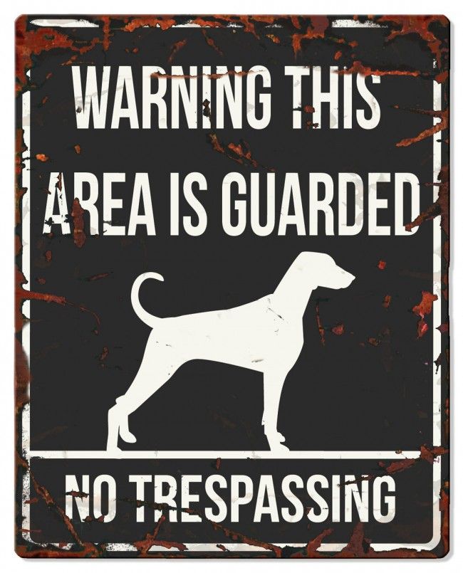 D&D - Waarschuwingsbord Square Dalmatian (zwart)