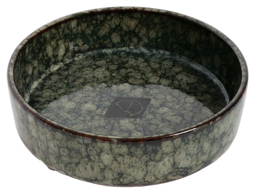 D&DHome - Jasper Eet/Drinkbak Green Marble