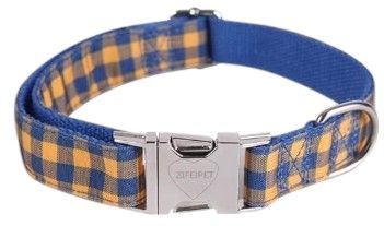 DWXL - Halsband Blauw/Geel