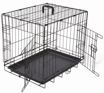 DWXL - Hondenbench 2-deurs (zwart)