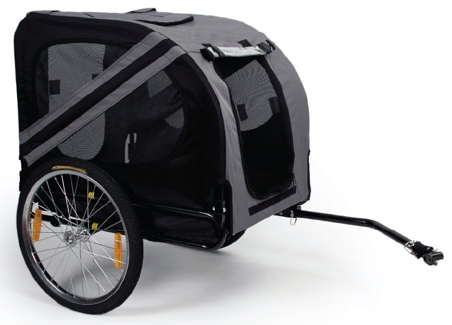 DWXL - Pettrailer 3 Grijs/Zwart 50kg