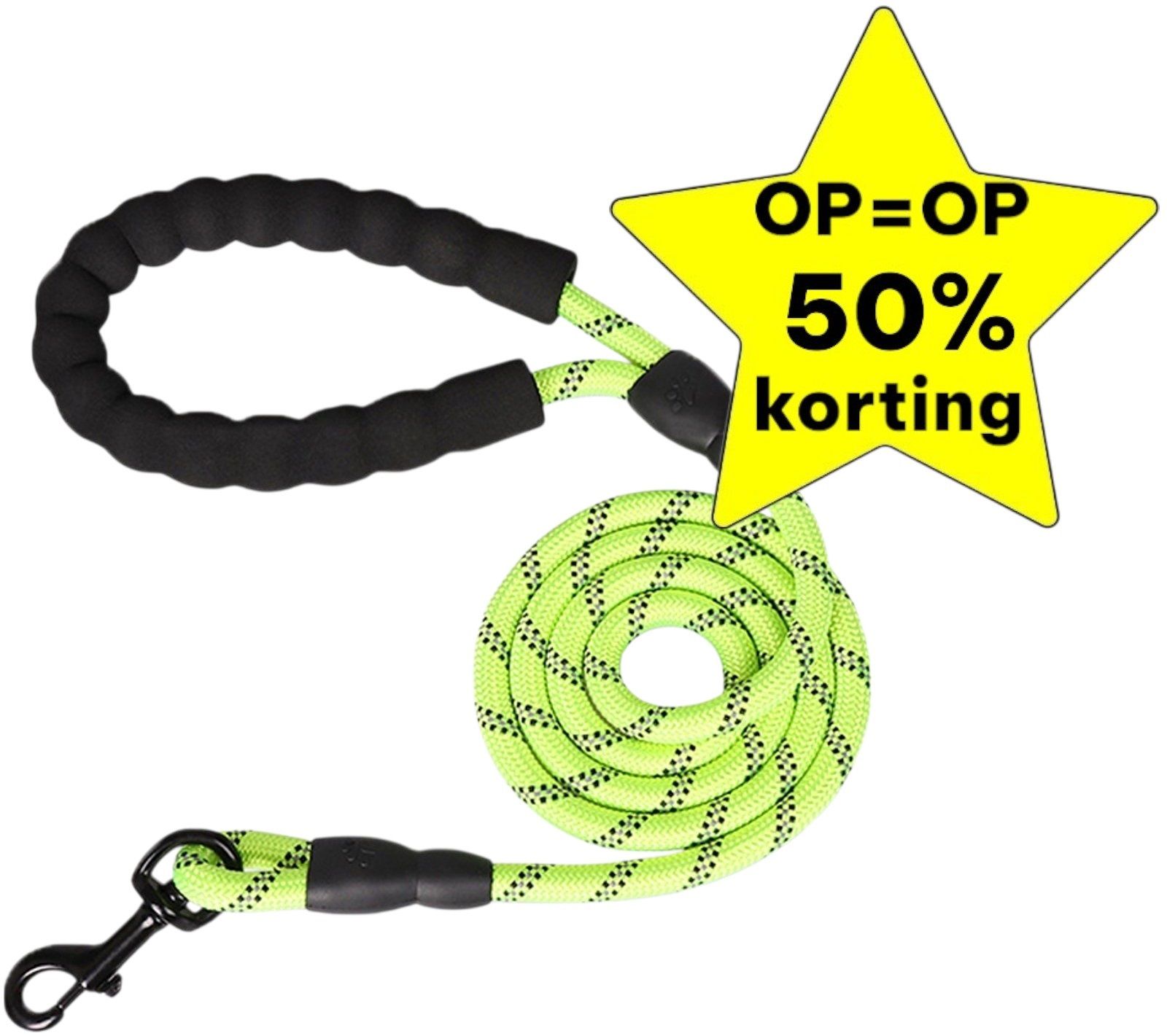 DWXL- Reflecterende Hondenriem Soft Grip