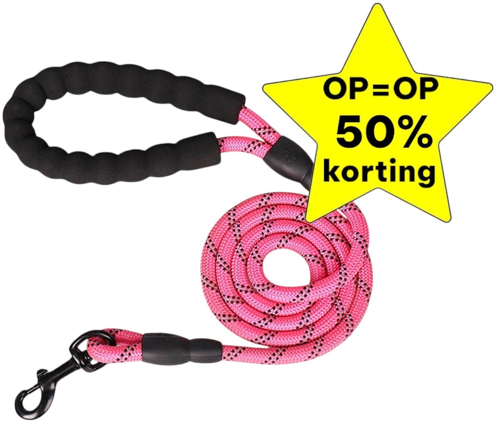 DWXL- Reflecterende Hondenriem Soft Grip