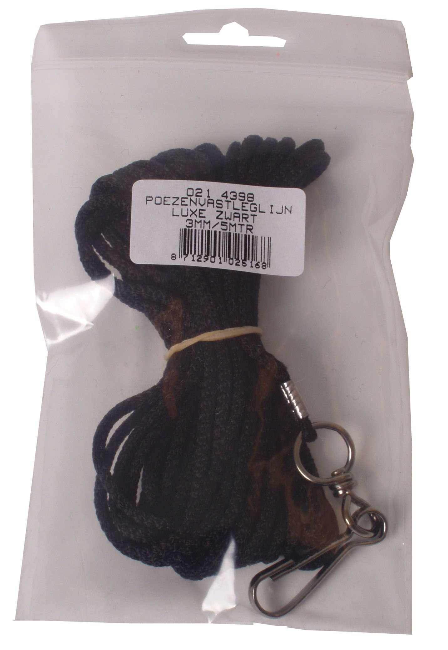 De Boon Poezenvastleglijn luxe zwart