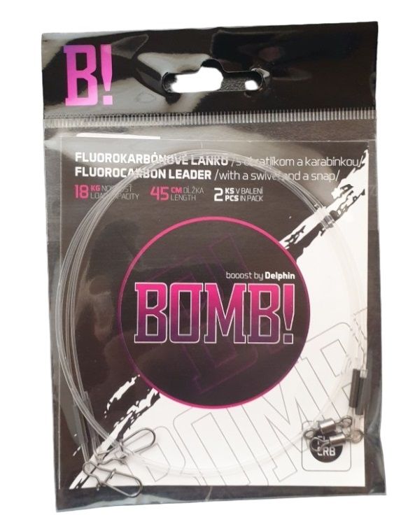 Delphin - Bomb! Fluorocarbon Wire With Swivel