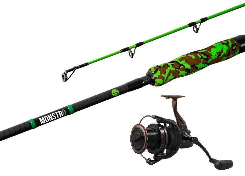 Delphin Set Boothengel MONSTRO II 210cm / 200gr + Molen Mantra 12000