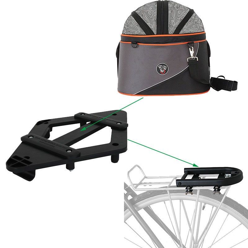 DoggyRide - Hondenfietsmand Cocoon XXL Antraciet