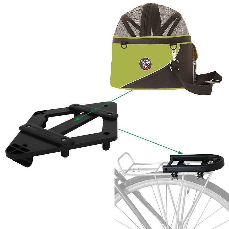 DoggyRide - Hondenfietsmand Cocoon XXL Groen