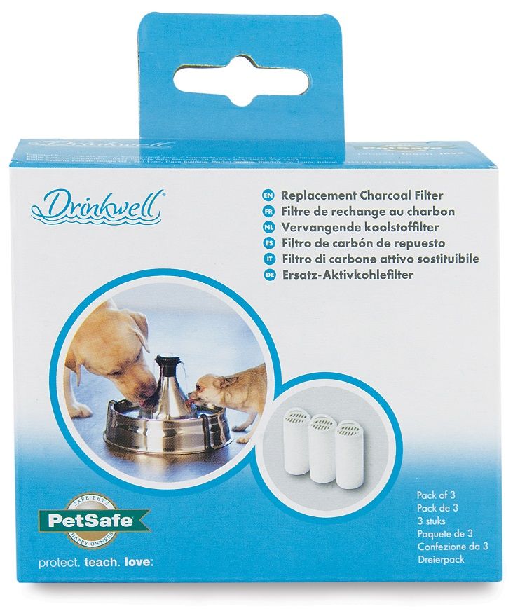 Drinkwell 360 - Roestvrijstaal FTN Houtskool