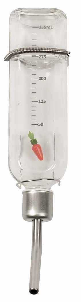 Duvo - Glazen Drinkfles Voor Knaagdieren