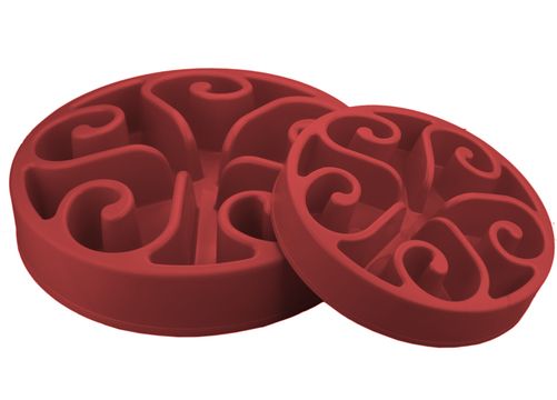Eat Slow Live Longer Feeder - Rood