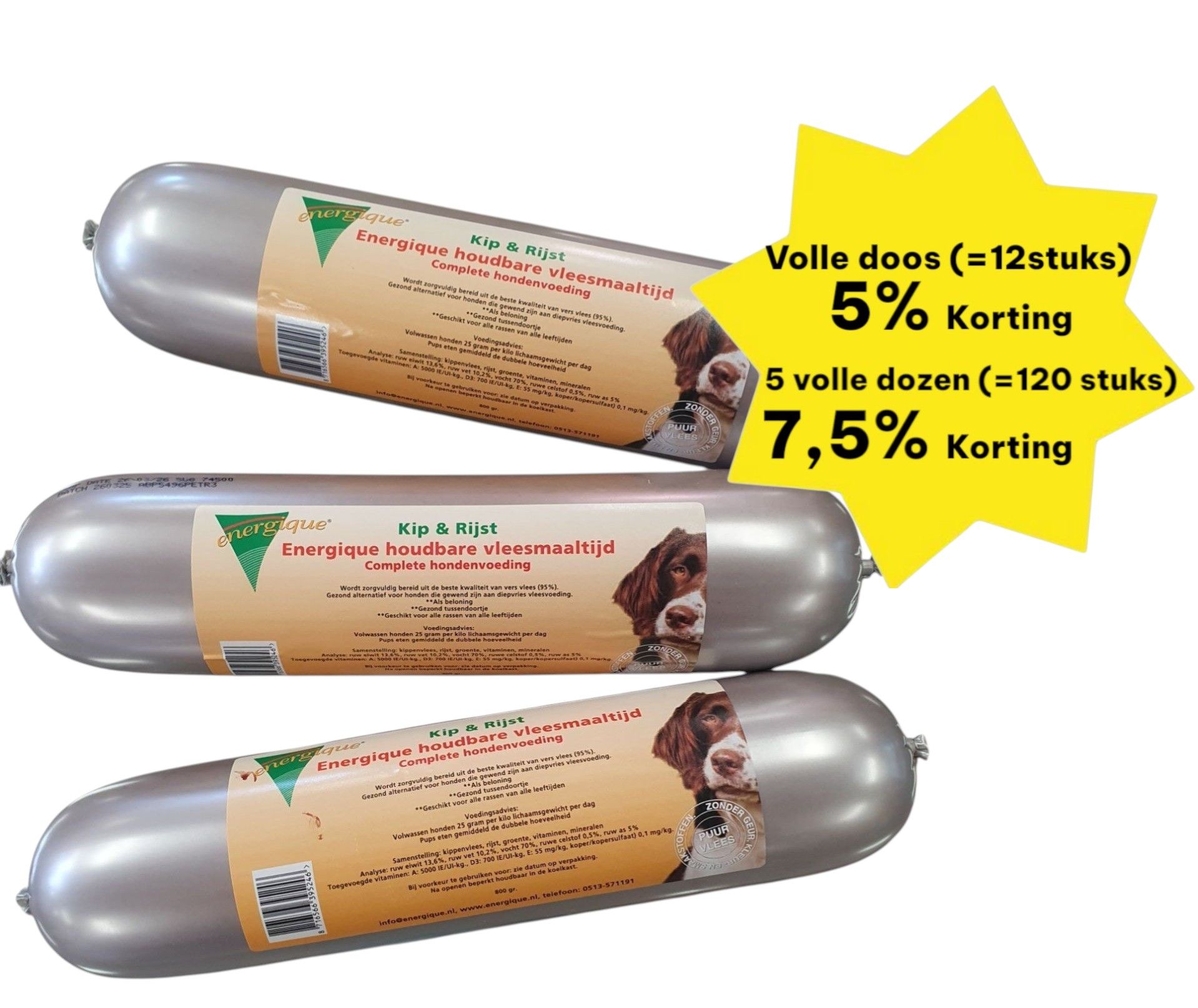 Energique - Houdbare vlees maaltijd 800gram