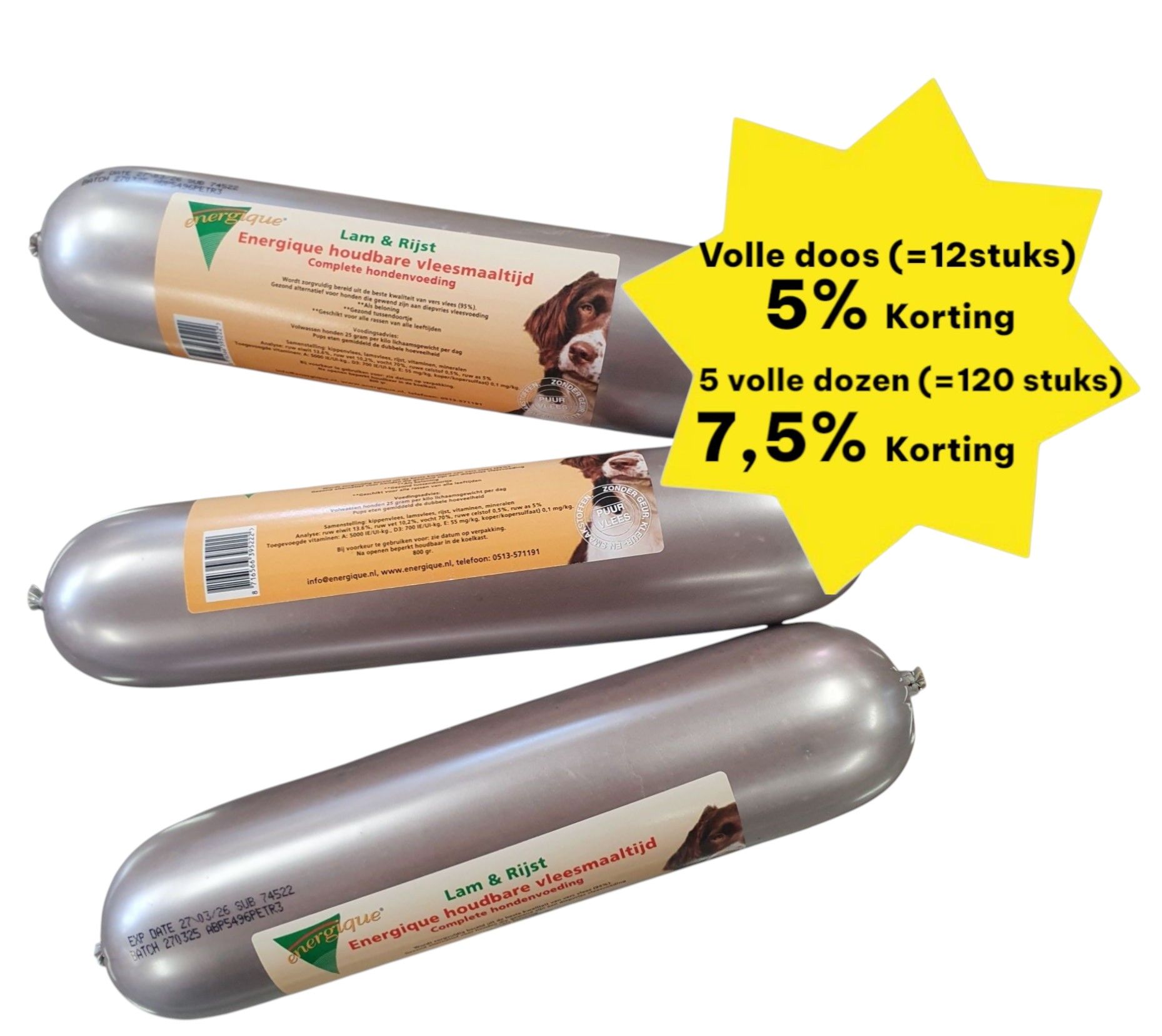 Energique - Houdbare vlees maaltijd 800gram