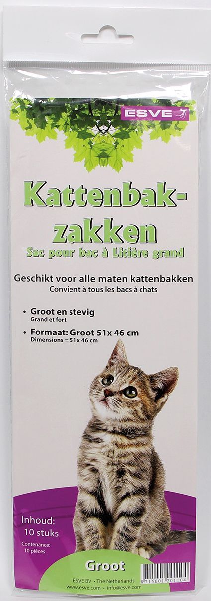 Esve - Kattenbakzak Groot op Rol