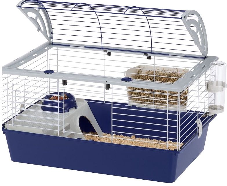 Ferplast - Konijnenkooi Casita 100 Gabbia Blauw