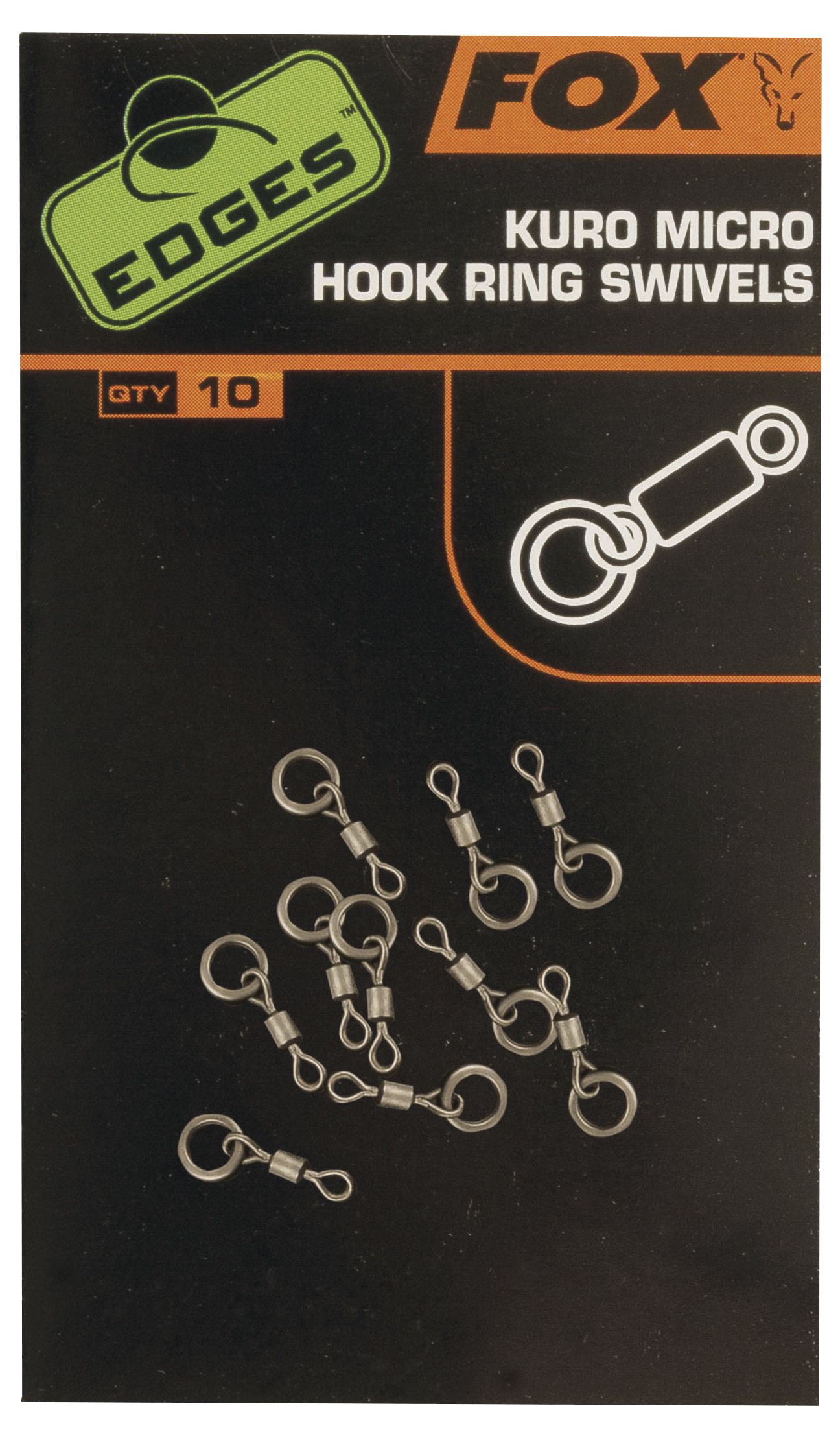 Fox - Edges Kuro Micro Hook Ring Swivels