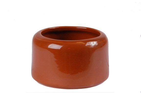 Geglazuurd weduwschapbakje