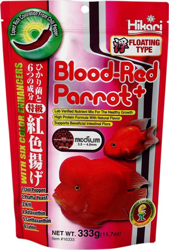 Hikari - Cichlid Blood-red Parrot Medium 333g