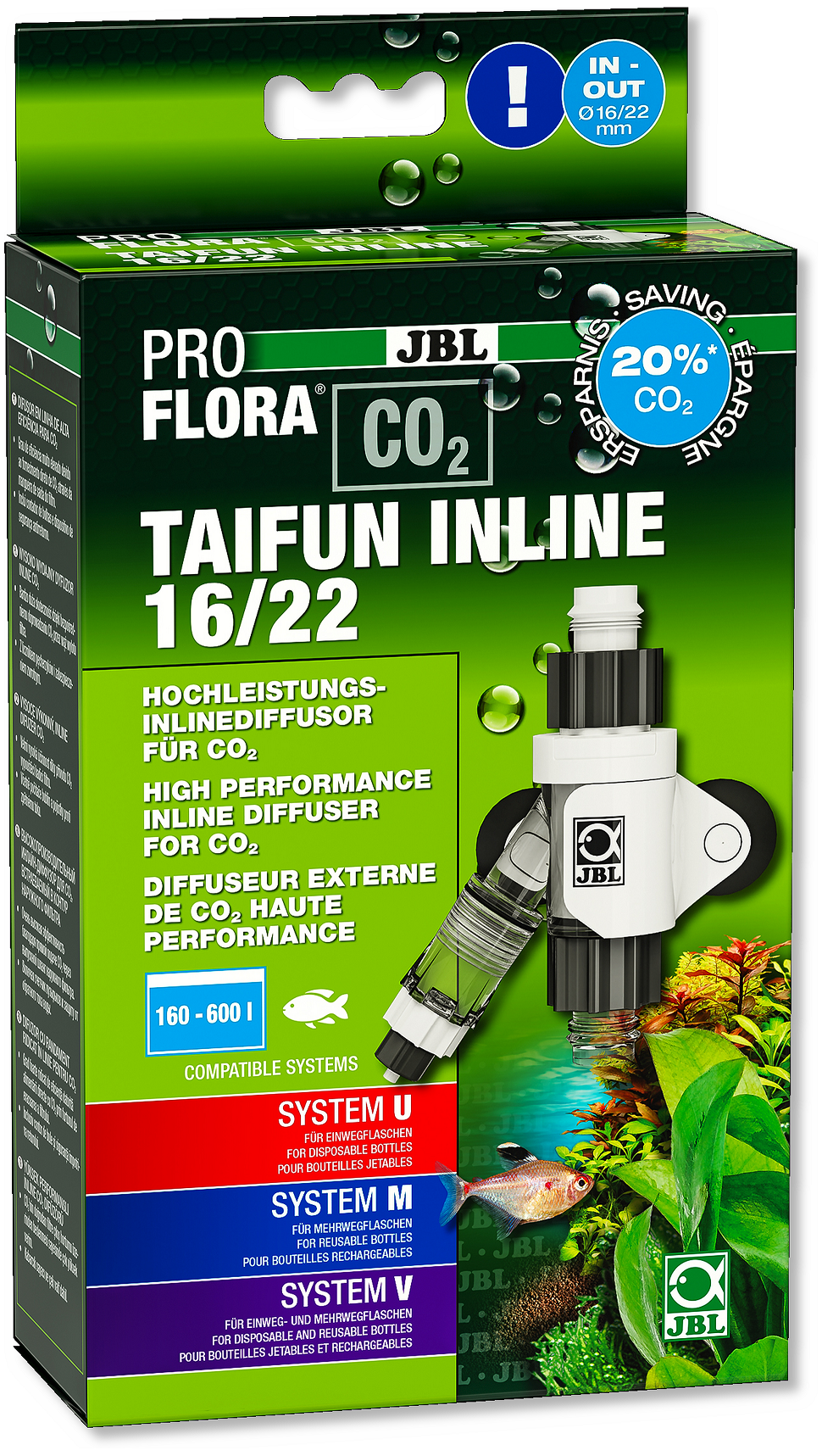 Jbl - Proflora CO2 Taifun Inline