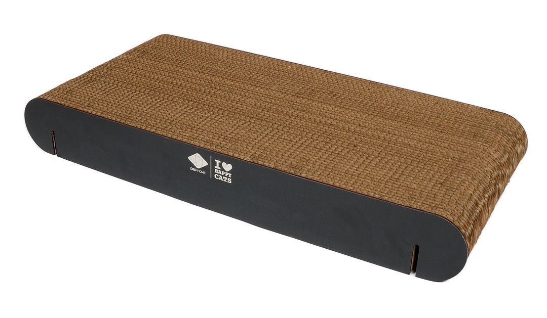 Kartonnen wandplank David bruin/zwart navulling