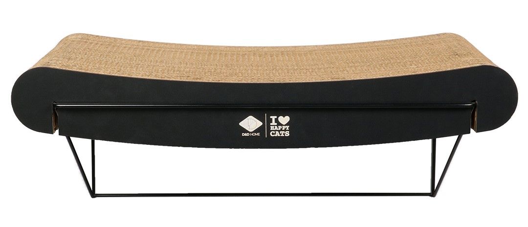 Kartonnen wandplank David gebogen