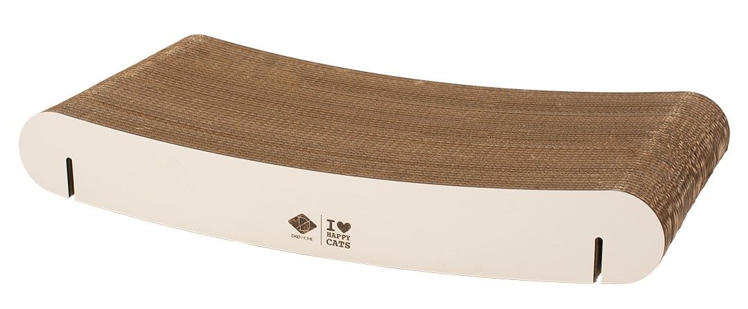 Kartonnen wandplank David gebogen navulling