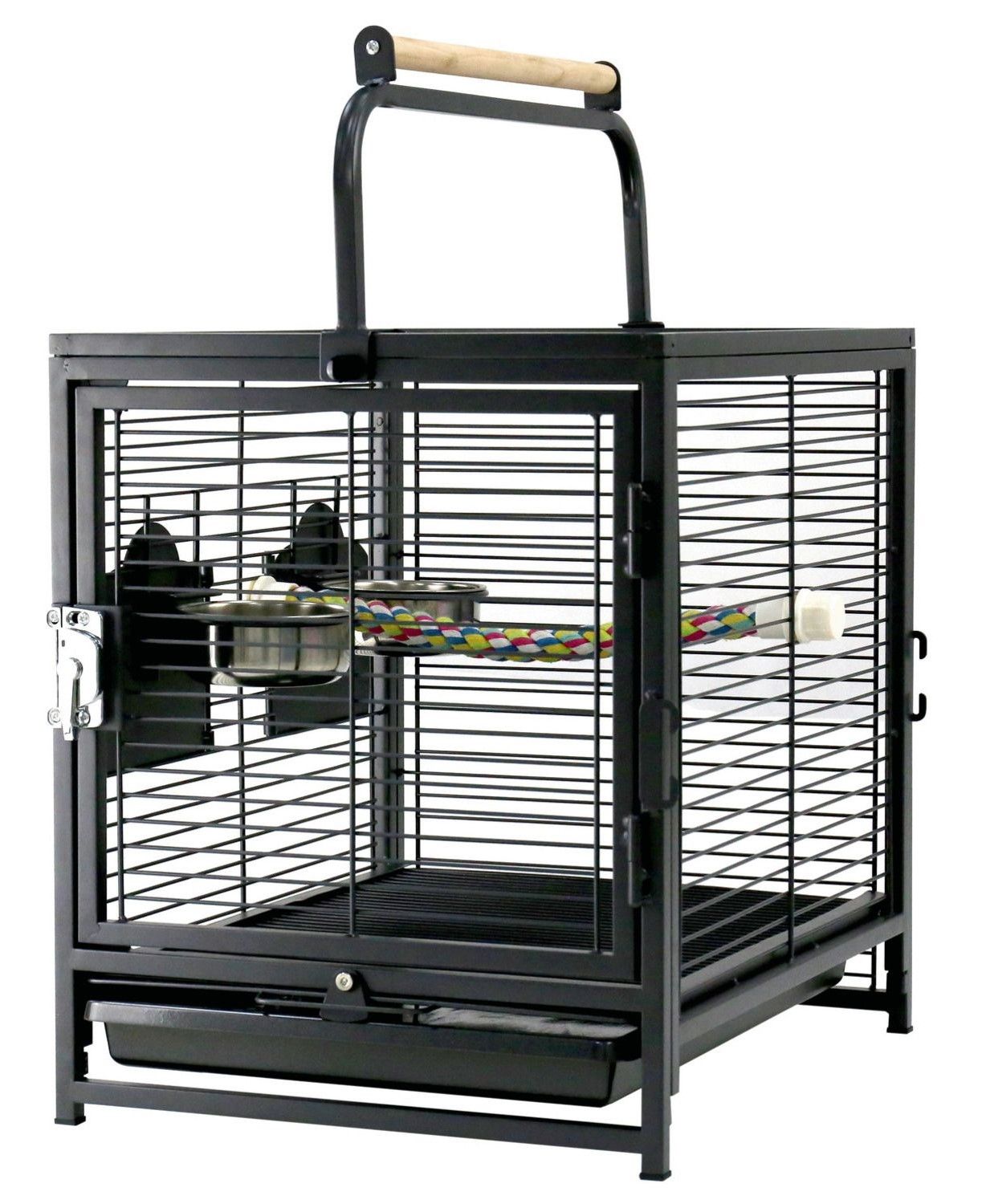 Keddoc - Vogelkooi Transportkooi Zwart