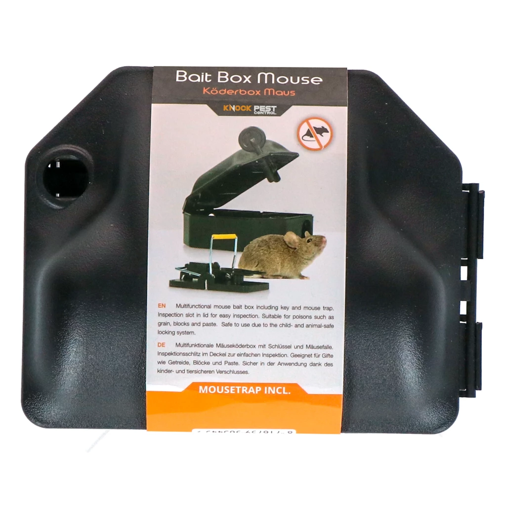 Knock Pest - Voerdoos Muis Incl. Sleutel + Muizenklem