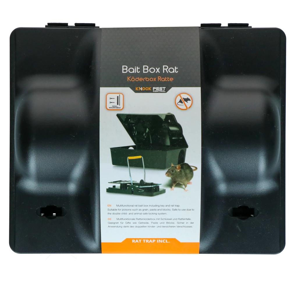 Knock Pest - Voerdoos Rat/muis Dual Bait Incl. Rattenklem
