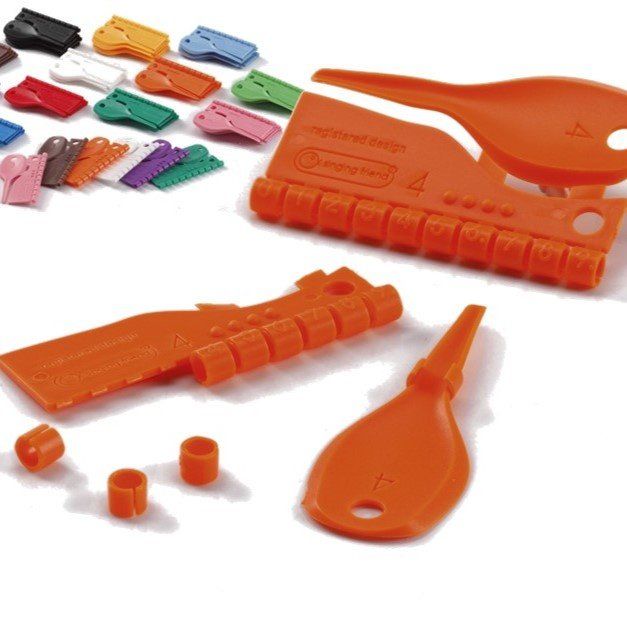 Kunststof ringen met hulpstuk 10 stuks