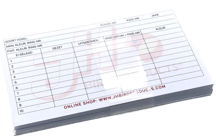 Kweekkaart JH Birds